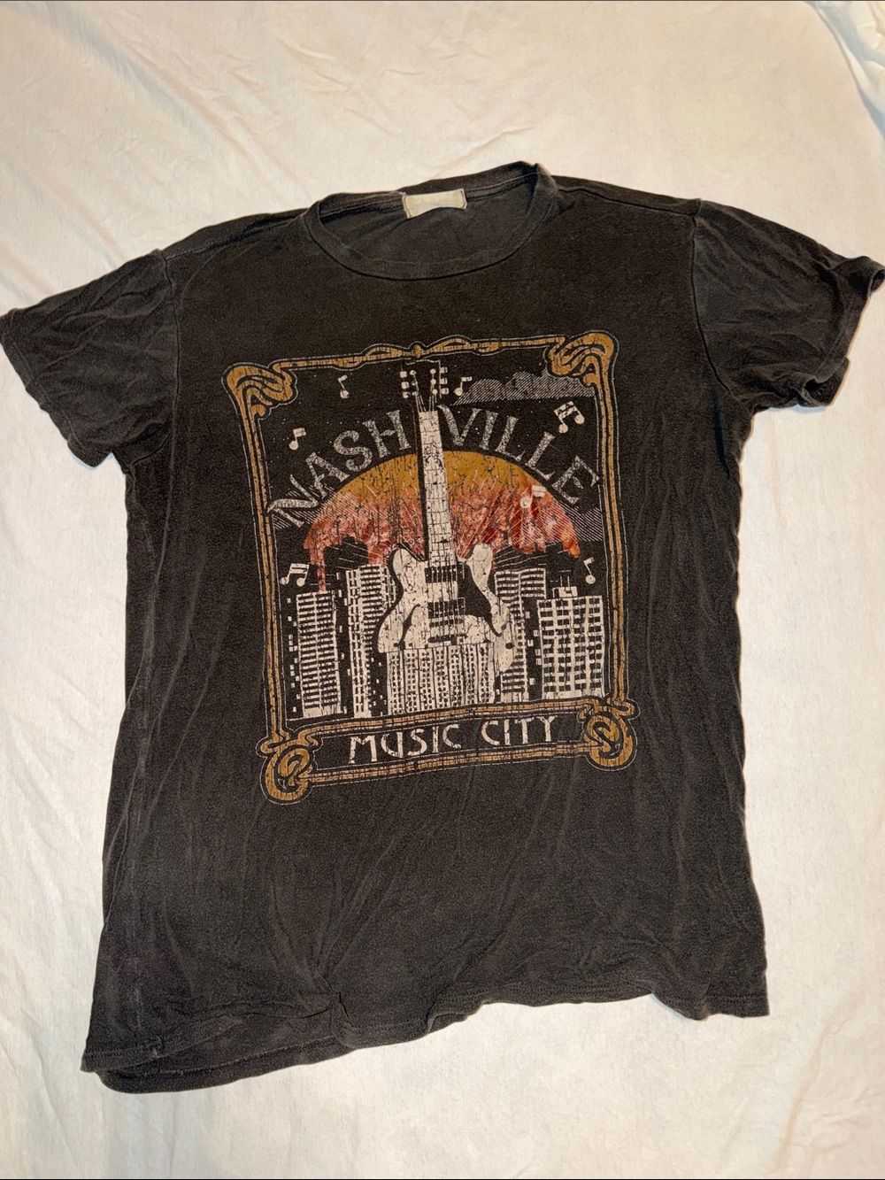 Altar'd State Black Nashville Music City Graphic Tank